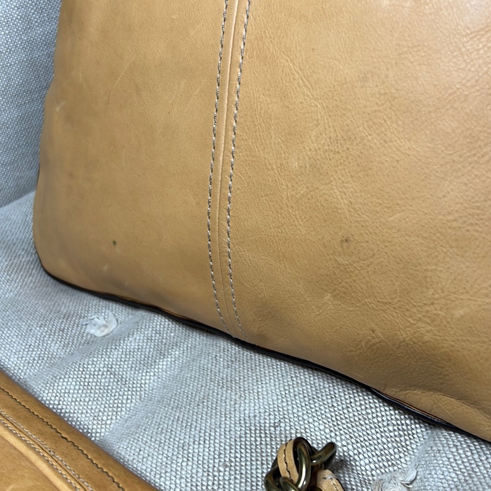 Coach Thompson Ltd Ed Legacy Studded Vachetta Slim Tote + Legacy Vachetta Clutch - Picture 9 of 13
